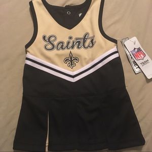 NFL Saints Cheer Dress, size 18mths